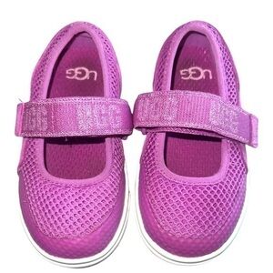 UGG Purple/ Pink  Sparkle Rennon Skimmer Flat Toddler 7
